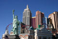 Empire State & other towers contain hotel rooms of New York, New York. Las Vegas, NV.