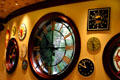 Pub with variety of decorative clocks at Wynn Las Vegas. Las Vegas, NV.