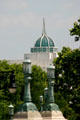 Glass-domed spired atop New York State Department of Environmental Conservation. Albany, NY.