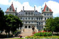 New York State Capitol is a mixture of styles reflecting three major architects who worked on the building. Albany, NY.