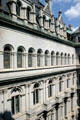 Courtyard levels showing change of styles over time in New York State Capitol. Albany, NY.