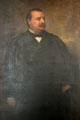 22 & 24: Portrait of President Grover Cleveland in New York State Capitol. Albany, NY