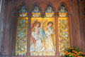 Mosaic of angels praying in Saint Paul's Episcopal Cathedral. Buffalo, NY.