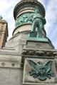 Civil War or Soldiers & Sailors Monument in Lafayette Square. Buffalo, NY.