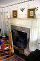 Fireplace in front room of Millard Fillmore House. East Aurora, NY.