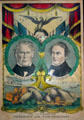 Election poster for Zachary Taylor & Millard Fillmore, Whig party. East Aurora, NY.