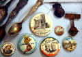 Souvenir buttons from Pan-Am Exposition at Buffalo History Museum. Buffalo, NY.
