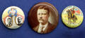 Theodore Roosevelt campaign buttons at Buffalo History Museum. Buffalo, NY.