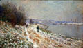 Tow path at Argenteuil painting by Claude Monet at Albright-Knox Art Gallery. Buffalo, NY.