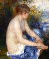 Little Blue Nude painting by Pierre-Auguste Renoir at Albright-Knox Art Gallery. Buffalo, NY.