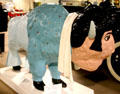 Elvis Buffalo with bell bottom trousers in Pierce-Arrow Museum. Buffalo, NY.