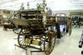Hook & ladder truck by Rumsey & Co., Seneca, NY, converted to horse-drawn at FASNY Museum of Firefighting. Hudson, NY.