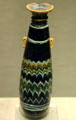 Glass perfume bottle from Eastern Mediterranean possibly Rhodes at Corning Museum of Glass. Corning, NY.