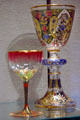 Austrian wineglass & goblets at Corning Museum of Glass. Corning, NY.