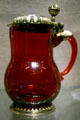 Southern German covered mug at Corning Museum of Glass. Corning, NY