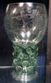 Netherlands glass Roemer with Joshua & Caleb at Corning Museum of Glass. Corning, NY