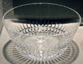 White House finger bowl for President Franklin Roosevelt by T.G. Hawkes & Co. at Corning Museum of Glass. Corning, NY.