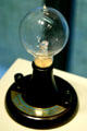 Replica of Edison's original light bulb at Corning Museum of Glass. Corning, NY.
