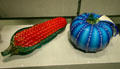 Art Deco glass corn & pumpkin whimsies at Corning Museum of Glass. Corning, NY.