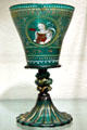 Venetian nuptial goblet at Corning Museum of Glass. Corning, NY.
