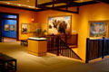 Gallery design of Rockwell Museum of Art. Corning, NY.