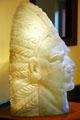 Pyrex glass Indian Head by Frederick Carder at Rockwell Museum of Art. Corning, NY.