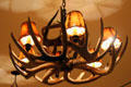 Antler chandelier at Rockwell Museum of Art. Corning, NY.