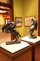 Gallery with western art at Rockwell Museum of Art. Corning, NY.