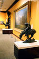 Gallery with western art at Rockwell Museum of Art. Corning, NY.