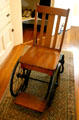President F.D. Roosevelt's wheelchair which he had made from desk chair to better conceal his Polio paralysis. Hyde Park, NY