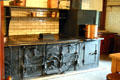 Kitchen stove in Vanderbilt Mansion. Hyde Park, NY.