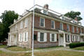 Philipse Manor has elements dating back to the 1650s though exterior reflects alterations made in the 18th C. Yonkers, NY