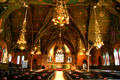 Vaulted ceiling in Sage Chapel on Cornell Campus. Ithaca, NY.