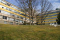 Upson & Grumman Halls on Cornell Campus. Ithaca, NY.