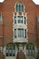 Gothic details of Hamilton Hall at Elmira College. Elmira, NY.