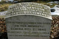 Tombstone of Olivia Langdon, wife of Samuel Langhorne Clemens. Elmira, NY.