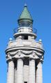 Lighthouse spire of Samuel de Champlain Tricentennial Monument. Crown Point, NY.