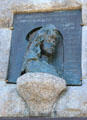 La France relief by Auguste Rodin on Samuel de Champlain Tricentennial monument. Crown Point, NY.