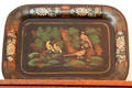 Toleware tray with birds at Millard Fillmore House. East Aurora, NY.