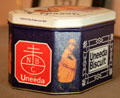 National Biscuit Company Uneeda box with logo which led to dispute with Roycroft at Elbert Hubbard Roycroft Museum. East Aurora, NY.