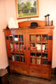 Roycroft bookcase at Elbert Hubbard Roycroft Museum. East Aurora, NY