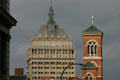 Kodak Tower {1914} & Brick Presbyterian Church. Rochester, NY.