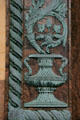 Copper door surround detail of Rochester Savings Bank building. Rochester, NY.