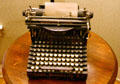 Smith Premier No. 2 typewriter which belonged to Susan B. Anthony at Susan B. Anthony House. Rochester, NY.