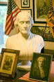 Bust & photos of Susan B. Anthony House at her house. Rochester, NY