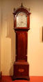 American tall case clock by Simon Willard at Memorial Art Gallery. Rochester, NY.