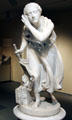 Nydia, Blind Flower Girl of Pompeii marble sculpture by Randolph Rogers at Memorial Art Gallery. Rochester, NY.