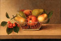Still Life #26: Silver Basket of Fruit painting by Rubens Peale at Memorial Art Gallery. Rochester, NY.