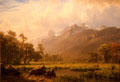 Sierras near Lake Tahoe, California painting by Albert Bierstadt at Memorial Art Gallery. Rochester, NY.