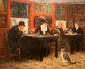 Chinese Restaurant painting by John Sloan at Memorial Art Gallery. Rochester, NY.